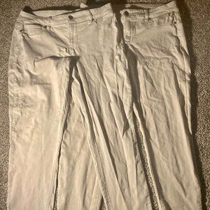 Pair of Skinny Khaki Pants